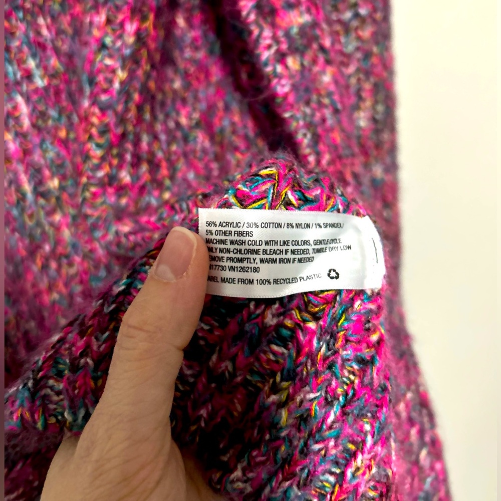 Multi-Colored Knit Cardigan from Mossimo (Size XS) - Picture 6 of 7